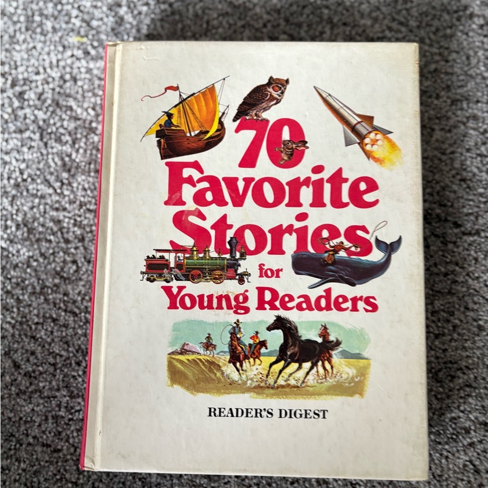 Reader's Digest 70 Favorite Stories for Young Readers - Cream and Red